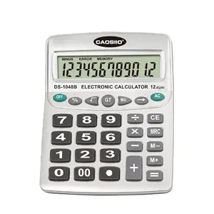 Business accounting office solar power calculator big button big screen financial high quality desktop calculator