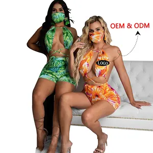 Großhandel Custom Large Size Badeanzug Mini brasilia nischen Bikini Top und Shorts Plus Size 2 Stück Bade bekleidung