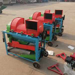 Mini Cosechadora de Maíz, Máquina Trilladora de Semillas Multifuncional con Transmisión por Engranajes, Color Rojo, para Uso Doméstico - Product Image 4