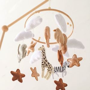 Mobile musical en bois fait main pour berceau, style bohème moderne pour bébé - Unisexe - Product Image 3
