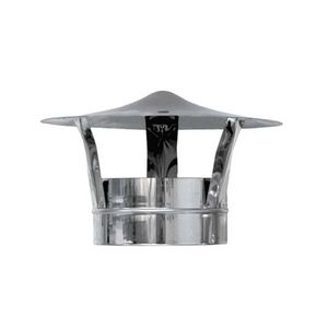 Capot de cheminée chinois de 150 mm avec persiennes et couvercles d'aération - Product Image 1