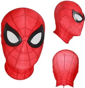 2024批发万圣节角色扮演服装派对马塔Permen马塔博拉Permen蜘蛛侠超级英雄面具
