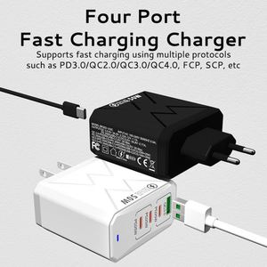 Hot Selling EU UK US <b>Plug</b> 50W USB A+Type C Fast Charging Charge Power <b>Adapter</b> for Mobile Phone - Product Image 4