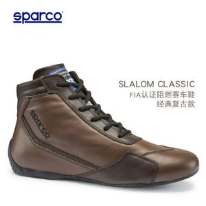 Scarpe da Corsa <span class=keywords><strong>SPARCO</strong></span> Autentiche in Vera Pelle con Certificazione FIA, Stivali da Corsa F1 Auto Kart Moto, Calzature Sportive Unisex - Product Image 3