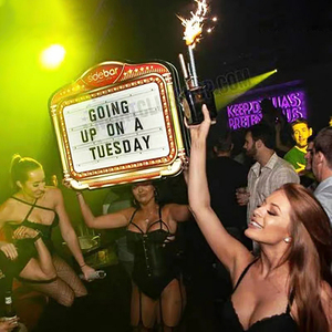 Câu lạc bộ đêm phụ kiện biến tin nhắn dẫn hiển thị dấu hiệu tùy chỉnh bảng tin dịch vụ VIP hộp đêm chai trình bày - Product Image 6