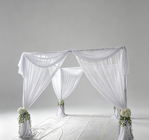 Aluminum Telescopic Pipe and Drape for Wedding Backdrop Decoration Supply and Activities Adjustable Pipe - Product Image 1