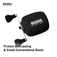 Logo personnalisé noir accessoires de pêche néoprène 4 tailles moulinet de pêche couverture filature sac de moulinet de pêche