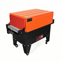 Chaîne de machines de tunnel de rétraction thermique de type jet 8525, emballage automatique de films PVC/POF pour boîtes, sachets en aluminium de qualité alimentaire industrielle