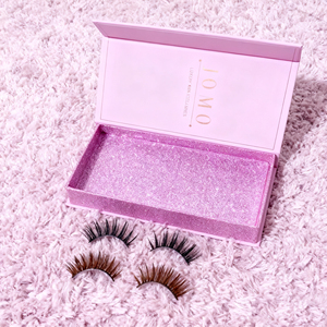 Boîte à cils en feuille d'or, emballage personnalisé en carton pour faux cils et maquillage, directement du fabricant - Product Image 2