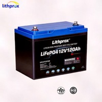 Batterie de chariot élévateur au lithium LFP de qualité A 12V 120AH avec protection contre les surcharges, sûre et stable pour la logistique industrielle CE MSDS IP67 RoHS