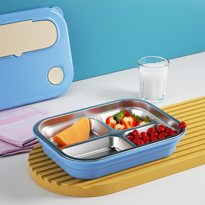 Baby <strong>Bento</strong> 4 Compartment Heated Lunch <strong>Box</strong> Keop Warm Lunch <strong>Box</strong> Kids - Product Image 1