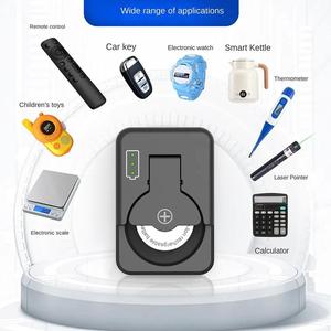 <span class=keywords><strong>Chargeur</strong></span> de piles bouton avec indicateur LED, <span class=keywords><strong>chargeur</strong></span> portable universel pour accessoires LIR2016 LIR2025 <span class=keywords><strong>LIR2032</strong></span> - Product Image 4