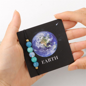เครื่องประดับรูปดาวดาราศาสตร์ใหม่สร้อยข้อมือคริสตัลท้องฟ้าทำด้วยมือนอกโลกแปดดวงทำด้วยมือ - Product Image 3
