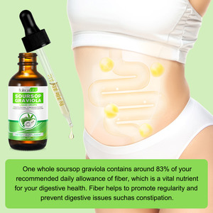 Acentiallabs USA Warehouse OEM Soursop Graviola Drops Private Label Spedizione Veloce 60ml Integratori Erboristici Estratti Vegetali - Product Image 4