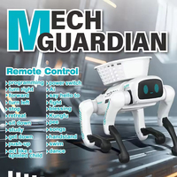 Chien robot intelligent AI, programmation, télécommande, jouet robot chien intelligent, jouet interactif pour enfants, programmation intelligente, jouet RC intelligent