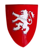 Изготовленные по заказу Панты, средневековый рыцарь, нагреватель, боевая армия, щит с красной отделкой, стальной армированный щит ручной работы