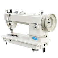 Machine à coudre industrielle 0303 à point noué, intégrée, synchrone, métallique, haute vitesse, avec coupe-fil à fil unique et moteur servo