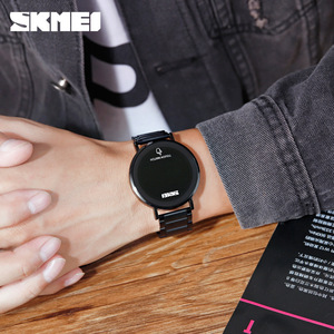 SKMEI Nuovo <span class=keywords><strong>Orologio</strong></span> Digitale da <span class=keywords><strong>Uomo</strong></span> con Touchscreen LED, Semplice ed Elegante, Resistente all'Acqua 3BAR, in Acciaio Inossidabile - Product Image 3