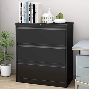 Meuble de classement en acier au design moderne, 2/3/4 tiroirs, montage facile, mobilier de bureau – Classeurs latéraux pour chambre à coucher - Product Image 5