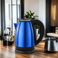 Bouilloire électrique sans fil intelligente 1500W en acier inoxydable, ébullition rapide avec contrôle de la température, rotation à 360° pour hôtel et usage domestique