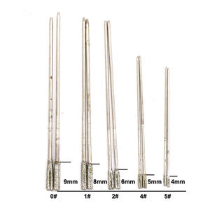 1 шт. 0.8-2.4 мм Сверло с покрытием, цельное, игольчатое, для ювелирных изделий, керамики, нефрита, агата, янтаря, камня, электроинструментов - Product Image 4