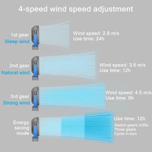 Ventilador Eléctrico Inalámbrico USB Recargable para Mesa de Casa, Habitación, con Batería de 10000mAh, Portátil para Viajes al Aire Libre, con Clip para Techo, 4 Velocidades Ajustables - Product Image 5