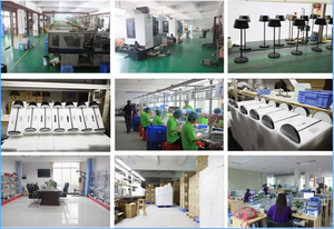 USB Có Thể Sạc Lại LED Đọc Sách Đèn Sàn Trống Bóng Râm Sắt Thiết Kế 5V Màu Đen/Trắng Phòng Ngủ Chiếu Sáng Thiết Bị Nhà - Product Image 6