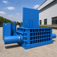 Presse à balles hydraulique horizontale pour ferraille, cuivre et acier, avec télécommande et fonctionnement programmable, directement de l'usine