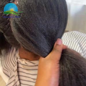 Microlink yaki grossolani i tip estensioni dei capelli all'ingrosso india remy pre legato cheratina silicone itip micro link capelli umani crespi - Product Image 4