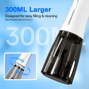 <span class=keywords><strong>Hydropulseur</strong></span> buccal électrique portable sans fil étanche avec réservoir de 300 ml, 3 modes et lumière UVC - Product Image 6