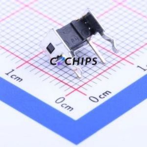 SKHLLBA010 Tactile Switch Through hole Component (THT) Switch Single Pole Single Throw Rectangle Button Right Angle Insert 7.3mm - Product Image 2
