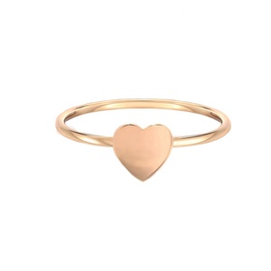 Vente en gros de bijoux délicats minimalistes en argent sterling 925 plaqué or 18 carats en forme de cœur pour femme - Product Image 5