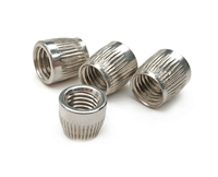 Écrou conique moleté en acier inoxydable et acier au carbone, prix usine, M3-M12, pour meubles et machines