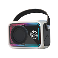 Nouvelle arrivée, enceinte Bluetooth miroir à mille couches, mini enceinte portable d'extérieur, RGB, TF, sans fil