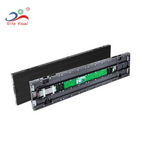 Écran LED HD à connexion sans fil, panneau de service frontal mural fixe pour intérieur, 1000x250mm, 750x250mm, 500x250mm