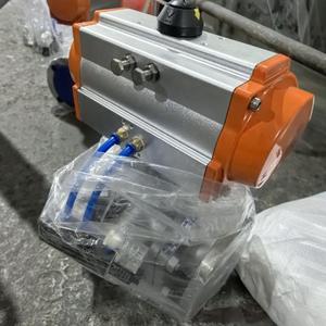 Válvula de Bola Neumática Flotante Q641F-16P, Tipo Interruptor Industrial DN125, Acero Inoxidable, Sello Suave Tipo O, Aplicaciones de Agua y Alimentos - Product Image 2