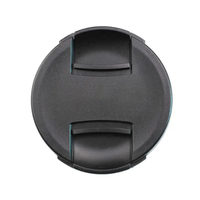 Capuchon d'objectif anti-poussière OEM/RingTeam de deuxième génération à pincement central 52/58/62/67/72/77/82mm pour accessoires d'appareils photo Canon