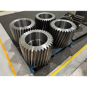 OEM sản xuất rèn đường kính lớn thẳng đôi bánh răng xoắn ố<span class=keywords><strong>c</strong></span> hợp kim thép carbon tùy chỉnh - Product Image 2