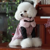 Écharpe pour chien en fourrure de lapin en polyester doux personnalisée - Design amusant pour toutes les saisons