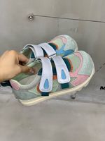 Chaussures à pain velcro originales Baskets épaisses Plate-forme Hauteur augmentant la maille en cuir OEM ODM