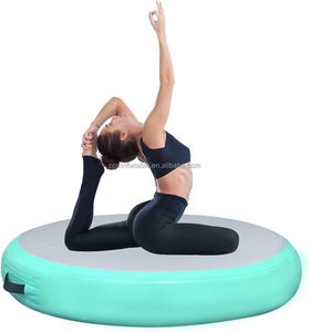Tapis de gymnastique en cercle de gymnastique gonflable DWF tapis de yoga rond gonflable tapis de yoga pour salle de sport - Product Image 1