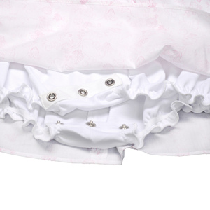 Robes smockées <span class=keywords><strong>chic</strong></span> en coton à imprimé animal pour petites filles, avec col à revers et manches bouffantes – Vente en gros ODM pour l'été - Product Image 5