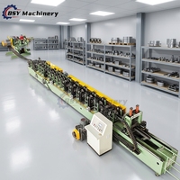 Machine de formage à froid entièrement automatique PLC hydraulique pour profilés en acier C de haute précision avec dérouleur