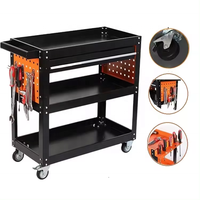 2024 fabricants armoire à outils en acier à 3 tiroirs avec roues chariot utilitaire chariot d'atelier métal CNC armoire à outils chariot chariot