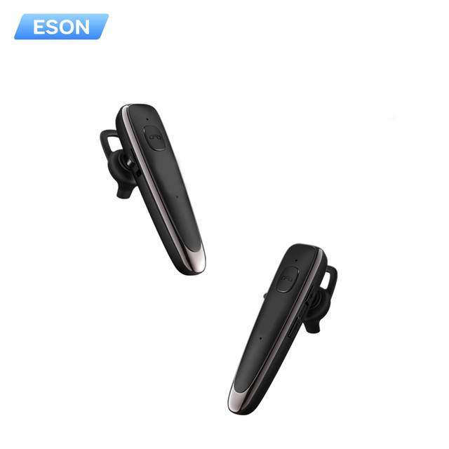 ESON Handsfree Earpiece with Mic Business Headphones Wireless Mono Earphones Fits In-Ear Driving Wireless Headset