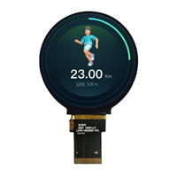 Layar LCD TFT RGB/MIPI 2,76 Inci 480x480 ST7701S Bulat untuk Sensor Bolus Ternak Pintar dan Alat Pemeriksa Telur Portabel