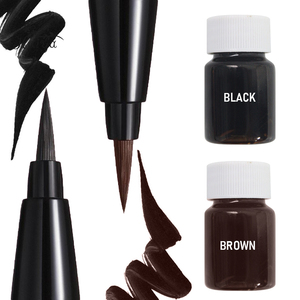 Personnalisé Organique Multi Finition En Vrac Fournisseur De Maquillage Pour Les Yeux Magnétique <span class=keywords><strong>Eye</strong></span> <span class=keywords><strong>Liner</strong></span> Matière Première Noir Semi Fini Mat Eyeliner Liquide - Product Image 1