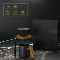 DHPO goutteur de café en céramique à usage domestique multifonction verser sur cafetière pour camping et cadeaux prêt à expédier