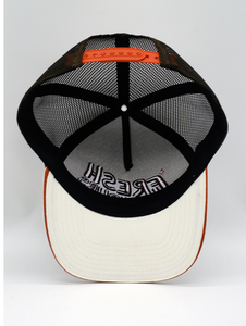 Mtop OEM Tùy Chỉnh 6 Bảng Điều Chỉnh Pre-Cong Brim Lưới <span class=keywords><strong>Snap</strong></span> Trở Lại Mũ Thể Thao Bán Buôn 3D Thêu Logo Richardson 112 Trucker Leopard - Product Image 3