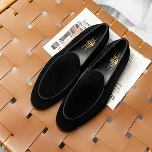 Nouveauté 2025 : Chaussures <span class=keywords><strong>Bateau</strong></span> Mocassins Souples en Cuir Véritable pour Hommes, Mocassins Décontractés en <span class=keywords><strong>Daim</strong></span> de Qualité Supérieure pour la Conduite - Product Image 5